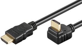 Kabel HDMI Goobay KĄTOWY 1x90st. 1m