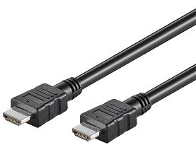 Kabel HDMI 1.4 1080p ARC CEC Goobay czarny 3m