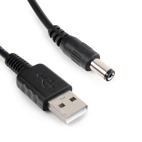 Kabel adapter zasilania z USB na DC 2.5/5.5 100cm