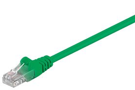 Kabel LAN Patchcord CAT 5E 1,5m zielony