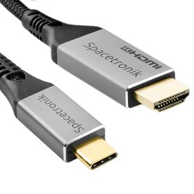 Kabel USB-C 3.1 HDMI 4K Spacetronik KCH-SPA020 2m