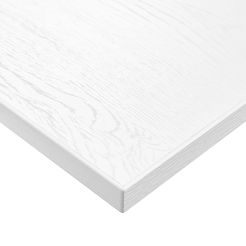 Blat biurka uniwersalny 130x65x1,8 cm Biały Alaska