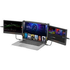 Dodatkowe dwa monitory do laptopa USB-C Mate X
