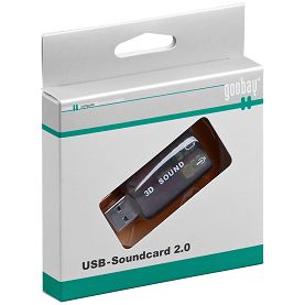 Karta Dźwiękowa Goobay USB 2.0 Jack 3,5mm x2