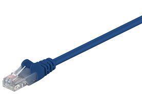 Kabel LAN Patchcord CAT 5E 1,5m niebieski