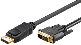 Kabel Display Port DP - DVI-D (24 pin) Goobay 3m